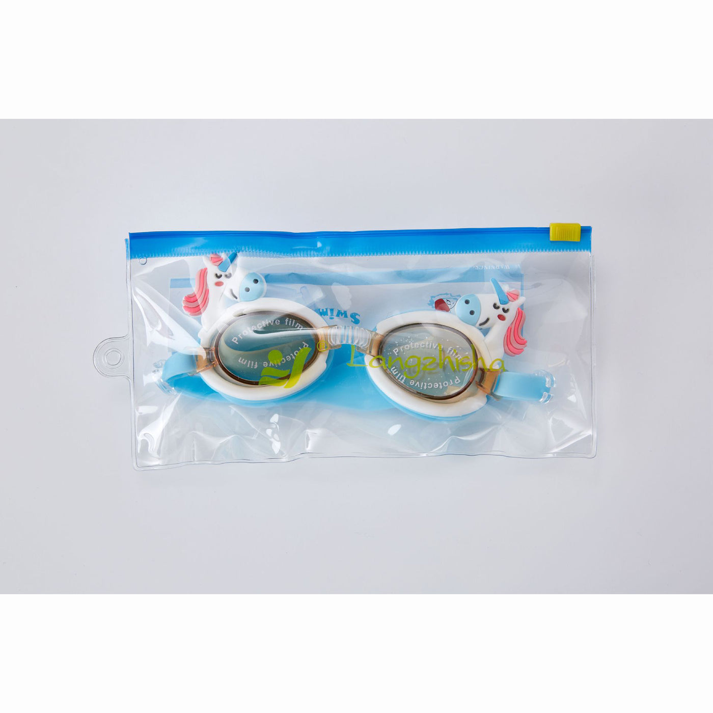 Kid's Swimming Goggles Anti-fog Wide Vision Silicone Frame - Little Kooma