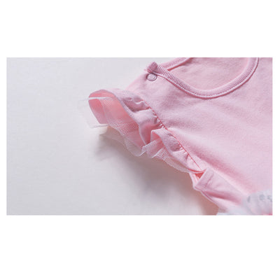 Baby Girl Skirt Romper w Unicorn - Little Kooma