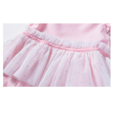 Baby Girl Skirt Romper w Unicorn - Little Kooma