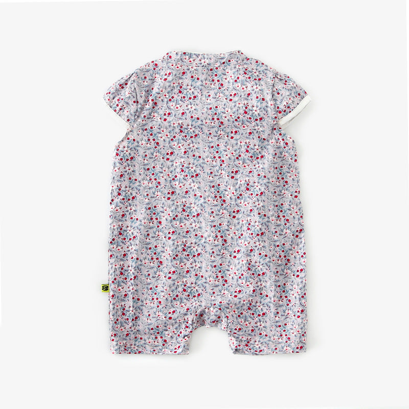 Baby Girl's Purple Cheongsam Romper - 1028 - Little Kooma