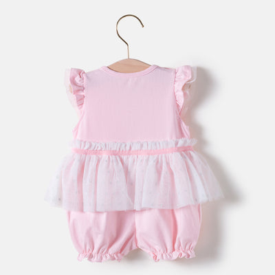 Baby Girl Skirt Romper w Unicorn - Little Kooma