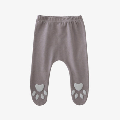 Baby Feet Covered Pants w Foot Prints - 0616 - Little Kooma