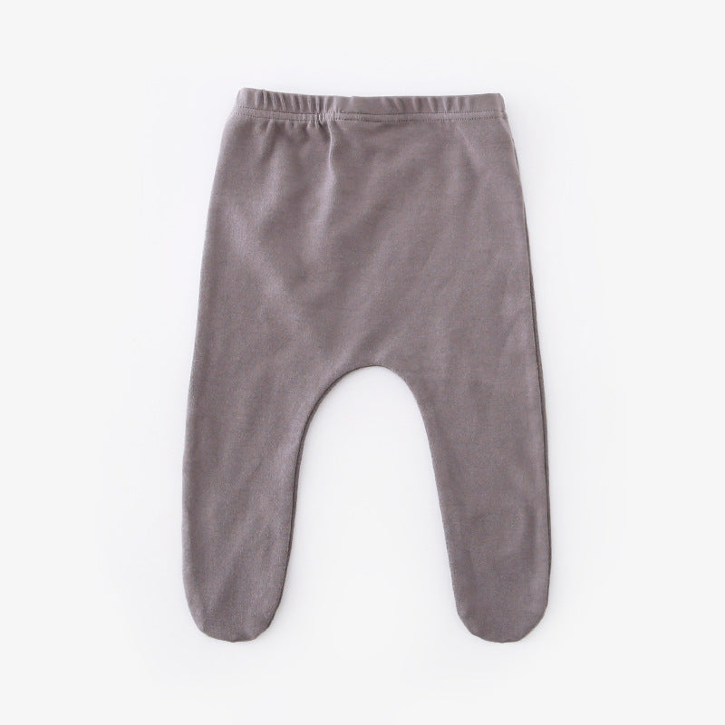 Baby Feet Covered Pants w Foot Prints - 0616 - Little Kooma