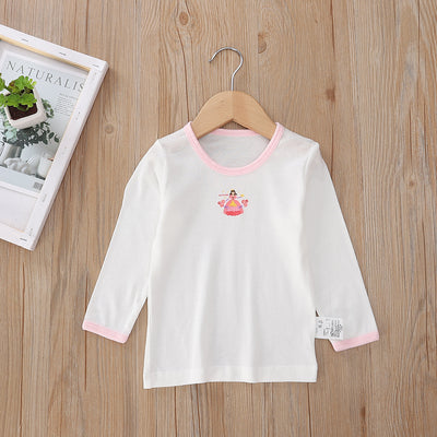 Baby Kid Girls Long Sleeve T-shirt Pants Pajamas Princess 3 Pack - Little Kooma