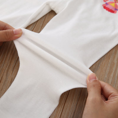 Baby Kid Girls Long Sleeve T-shirt Pants Pajamas Princess 3 Pack - Little Kooma
