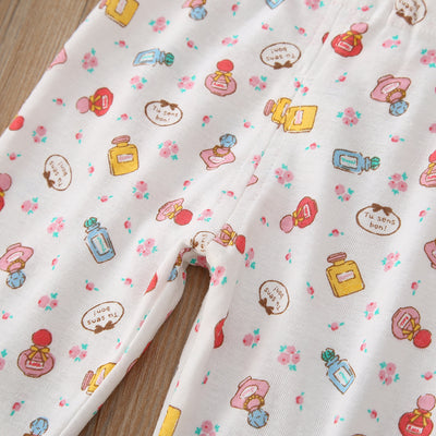 Baby Kid Girls Long Sleeve T-shirt Pants Pajamas Princess 3 Pack - Little Kooma