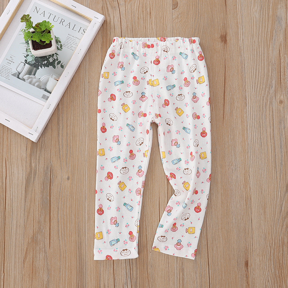 Baby Kid Girls Long Sleeve T-shirt Pants Pajamas Princess 3 Pack - Little Kooma