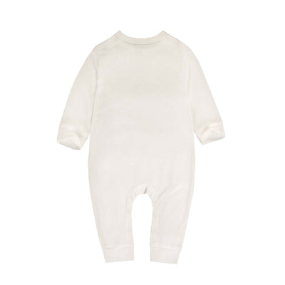 Baby Merry & Bright Reindeer White Jumpsuit All In One - Little Kooma