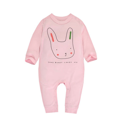 Baby Bunny Pink Jumpsuit All In One - Little Kooma
