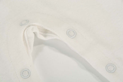 Baby Cheeky Monkey White Jumpsuit All In One - Little Kooma