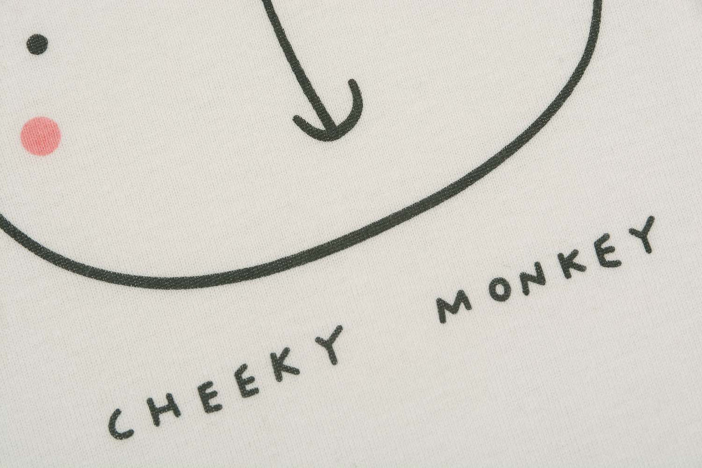 Baby Cheeky Monkey White Jumpsuit All In One - Little Kooma