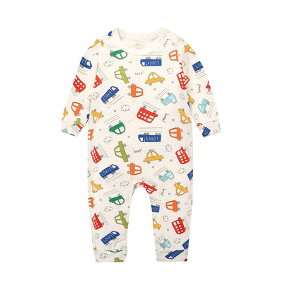 Baby Car Bus Lorry Jumpsuit All In One - Little Kooma