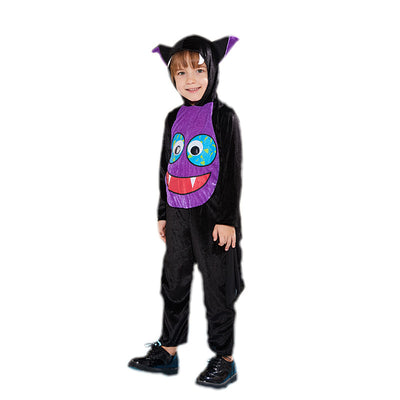 Kids Halloween Costume Purple Face Bat Cosplay FT22543 - Little Kooma