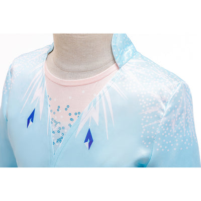 Elsa Dress w Cape n Coat Dress Frozen 2 Costume - Little Kooma