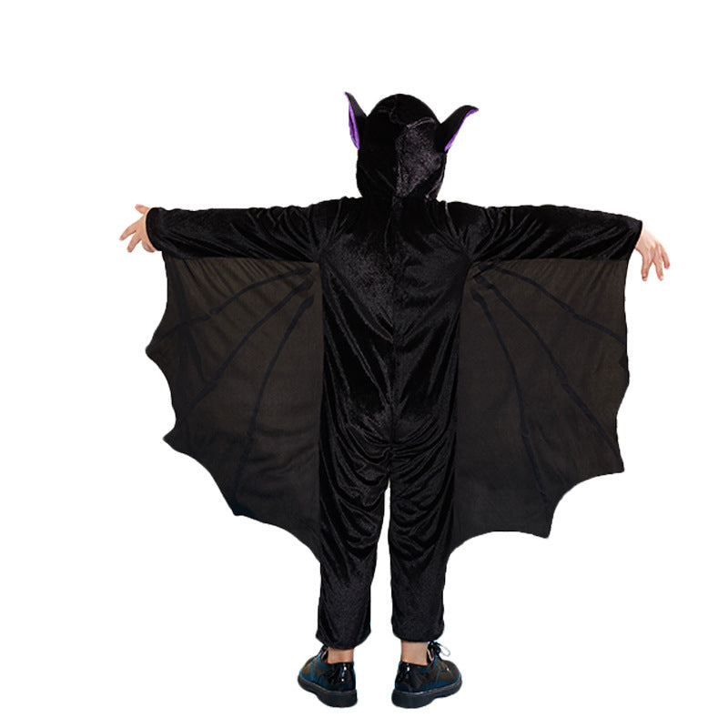 Kids Halloween Costume Purple Face Bat Cosplay FT22543 - Little Kooma