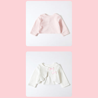 Baby Girl's Double Bowtie Shawl Cape - 0524 - Little Kooma