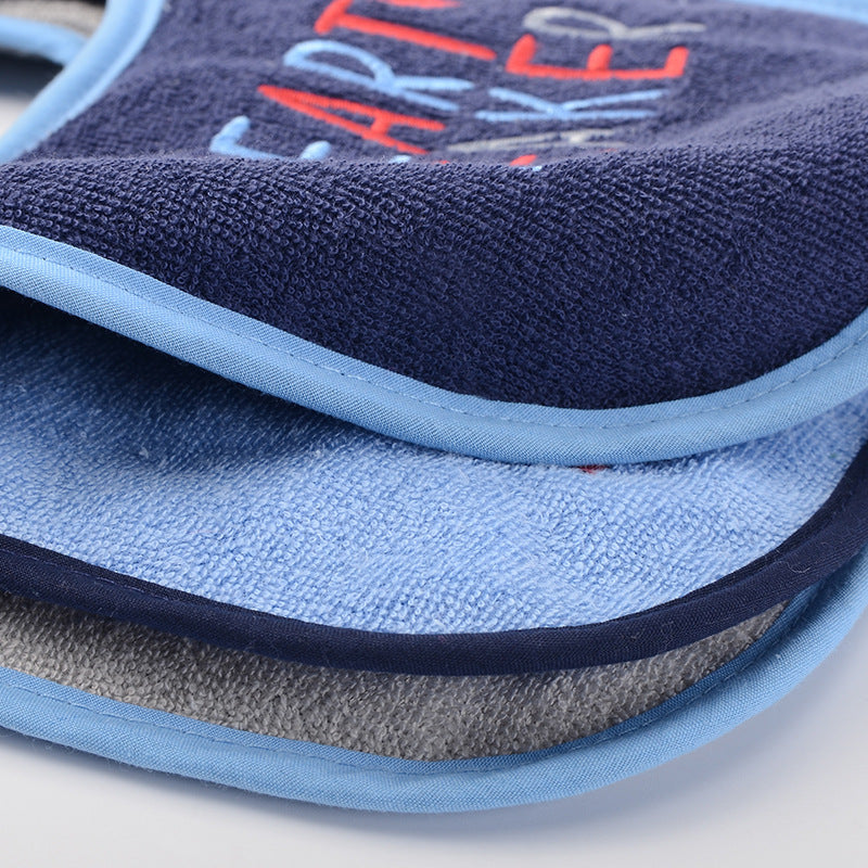 Hudson Baby Towel Bibs 3 Pcs Pack - Little Kooma