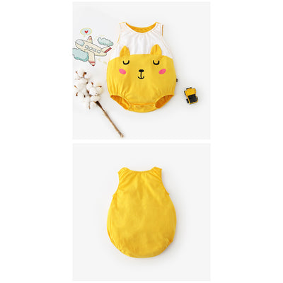 Baby Bunny Bear Sleevess Bodysuit - Little Kooma