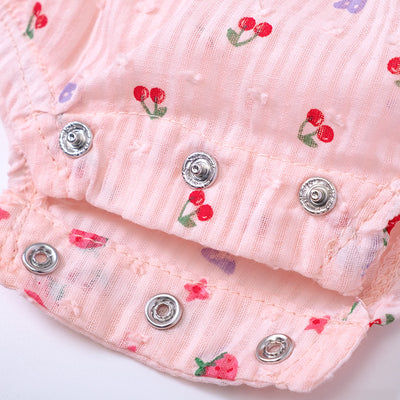 Baby Camisole Bodysuit strawberry - 0611 - Little Kooma