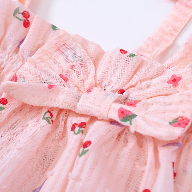 Baby Camisole Bodysuit strawberry - 0611 - Little Kooma