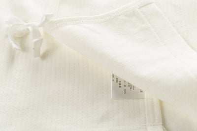 New Born Baby Short Long Crown Bear Kimono Top Tie-side Shirt 2 Pack - Little Kooma