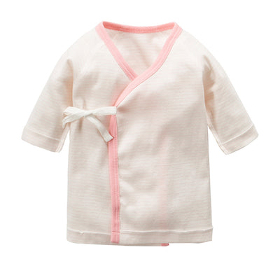 New Born Baby Bear Short Kimono Top Tie-side Shirt 3 Pack - Little Kooma