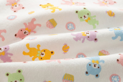 New Born Baby Bear Short Kimono Top Tie-side Shirt 3 Pack - Little Kooma