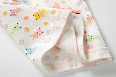 New Born Baby Bear Short Kimono Top Tie-side Shirt 3 Pack - Little Kooma