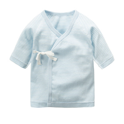 New Born Baby Bear Short Kimono Top Tie-side Shirt 3 Pack - Little Kooma