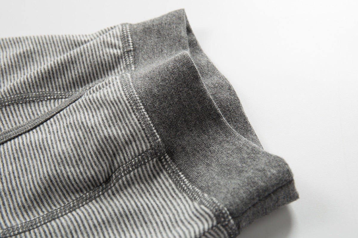 Baby Kid Boys Trunk Boxer Brief Underwear Blue Grey Stripes 3 Pack - Little Kooma