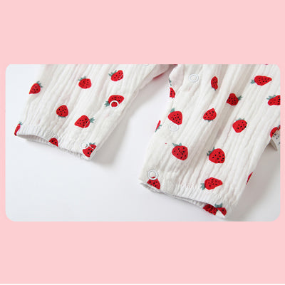 Baby Girl Collar Strawberry All In One - 0524 - Little Kooma