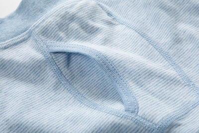 Baby Kid Boys Trunk Boxer Brief Underwear Blue Grey Stripes 3 Pack - Little Kooma