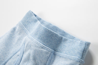 Baby Kid Boys Trunk Boxer Brief Underwear Blue Grey Stripes 3 Pack - Little Kooma