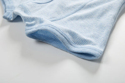 Baby Kid Boys Trunk Boxer Brief Underwear Blue Grey Stripes 3 Pack - Little Kooma