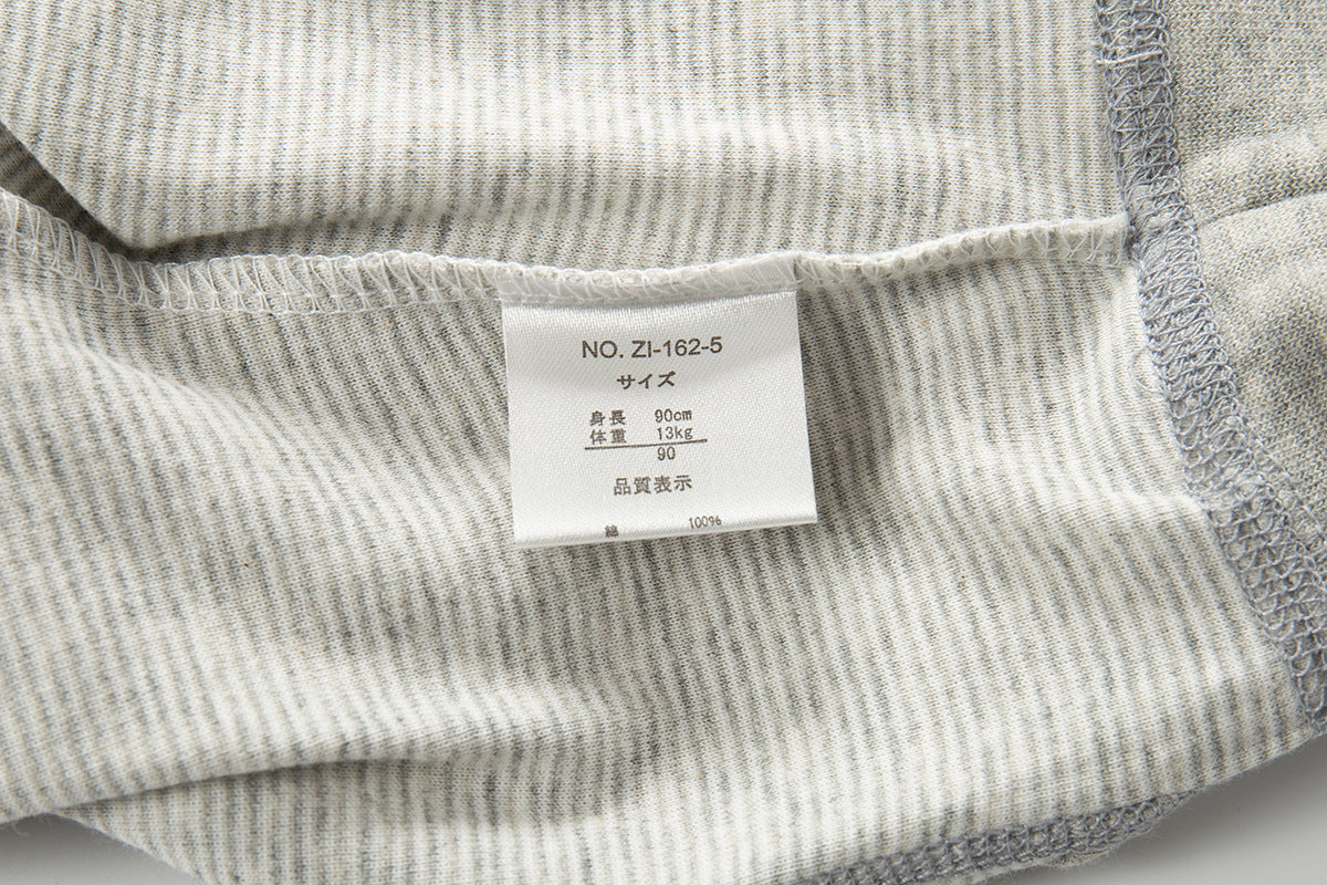 Baby Kid Boys Trunk Boxer Brief Underwear Blue Grey Stripes 3 Pack - Little Kooma