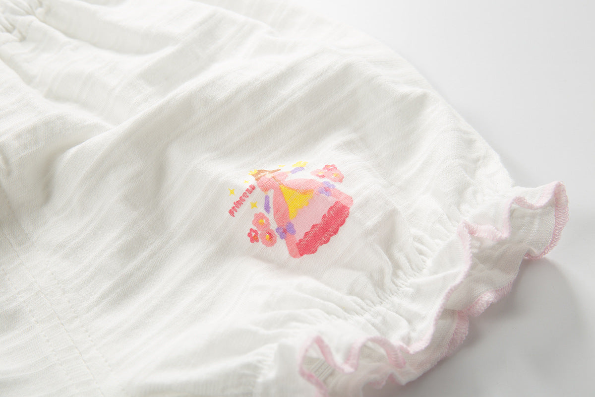 Baby Kid Girls Cotton Shorts Princess 3 Pack - Little Kooma