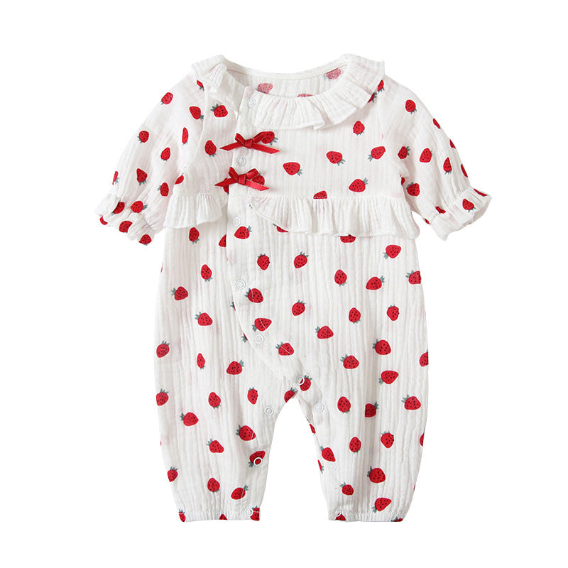 Baby Girl Collar Strawberry All In One - 0524 - Little Kooma