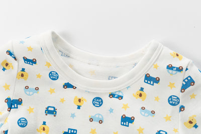Baby Kid Boys Long Sleeve T-shirt Pants Pajamas Cars 3 Pack - Little Kooma
