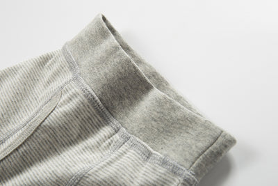 Baby Kid Boys Trunk Boxer Brief Underwear Blue Grey Stripes 3 Pack - Little Kooma