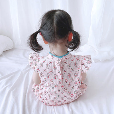 Baby Girl Keyhole Cheongsam Romper - 0616 - Little Kooma