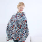 Breathable Cotton Baby Feeding Nursing Cover Mummy Breastfeeding Cover Poncho Shawl Stroller Blanket - Little Kooma