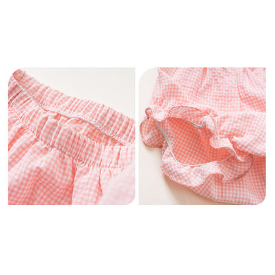 Baby Girl White Dress n Pink Knicker Set - 1209 - Little Kooma