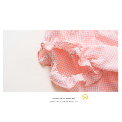 Baby Girl White Dress n Pink Knicker Set - 1209 - Little Kooma