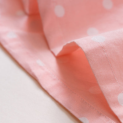 Baby Girl Pink w White Dots Dress n Knicker Set - Little Kooma