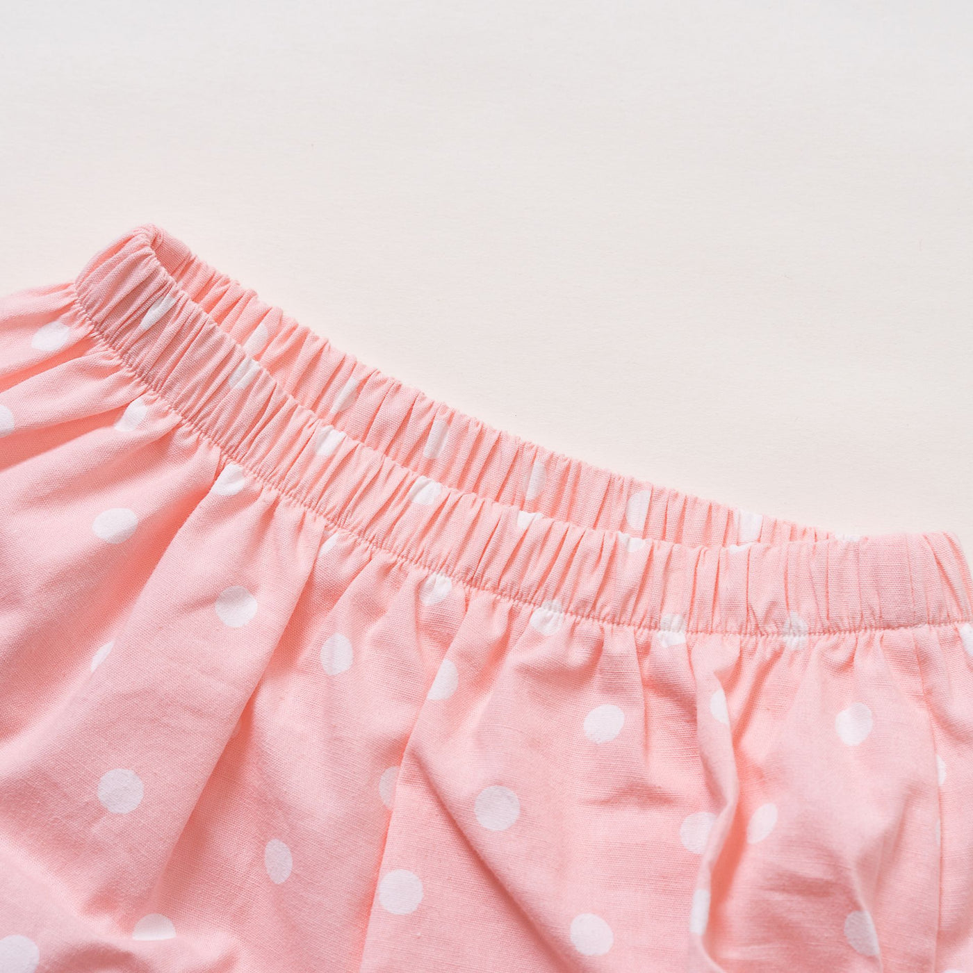 Baby Girl Pink w White Dots Dress n Knicker Set - Little Kooma