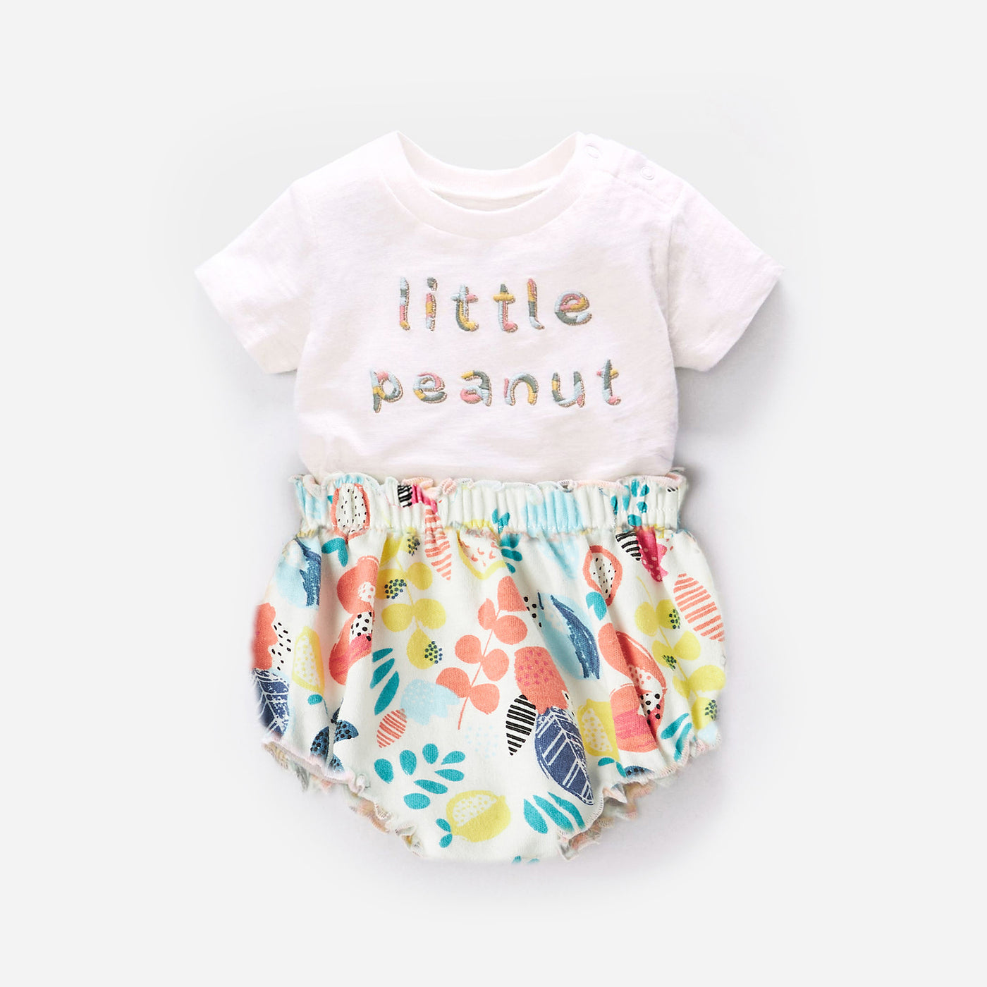 Baby Girl Little Peanut Top n Shorts Set - 1118 - Little Kooma