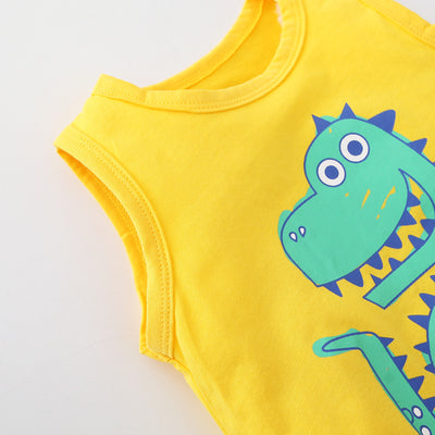 Baby Animal Sleeveless Bodysuit - 0616 - Little Kooma