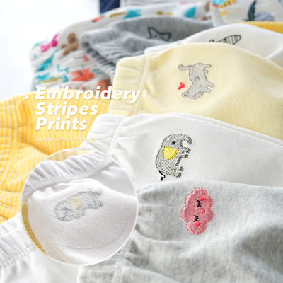 Baby Feet Covered Pants 3 Pack Lightning - 0527 - Little Kooma