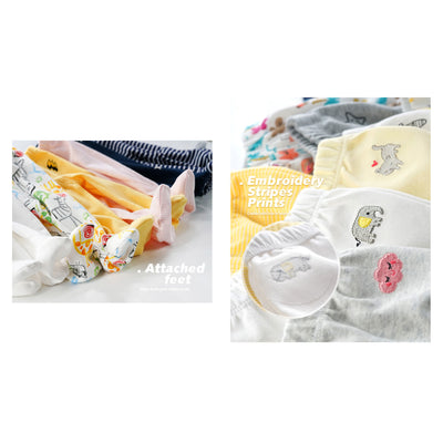 Baby Feet Covered Pants 3 Pack Lightning - 0527 - Little Kooma