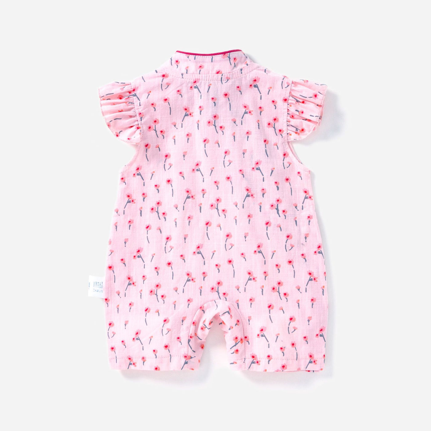 Baby Girl Pink Plum Blossom Cheongsam Romper - 0521 - Little Kooma